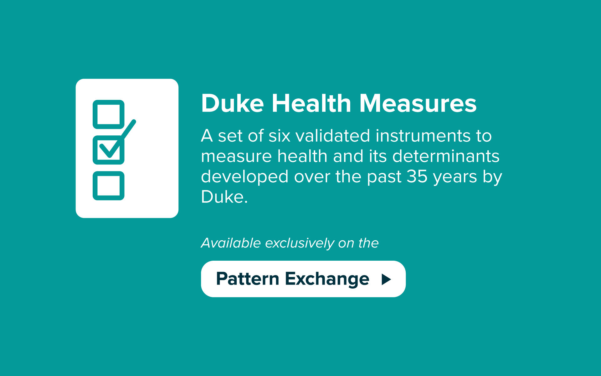 Duke Health Measures - Greenlight Exchange